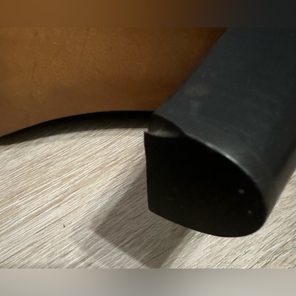 BALLY Black Leather Heeled Knee High Boots Equestrian Logo are a size 10. - Picture 11 of 11